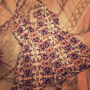 Halter Flower Romper